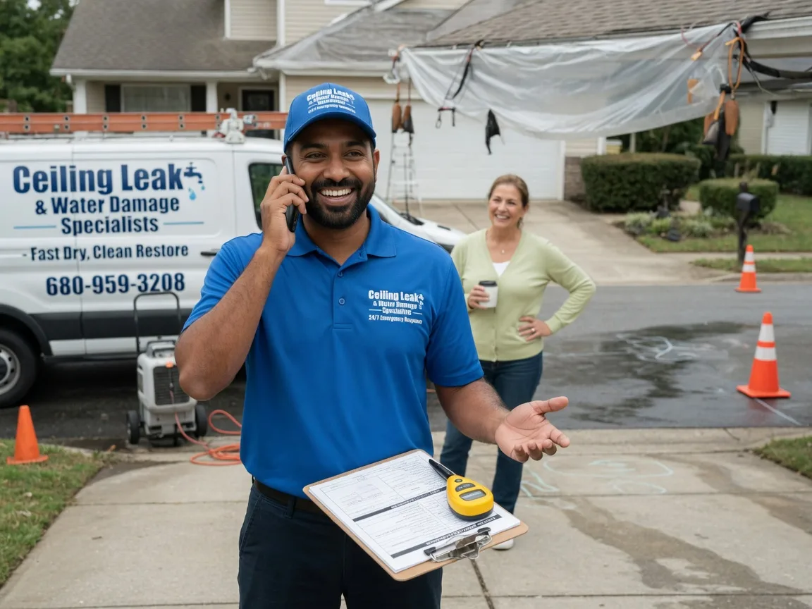 Ceiling Leak Cleanup Santaquin, UT FAQs
